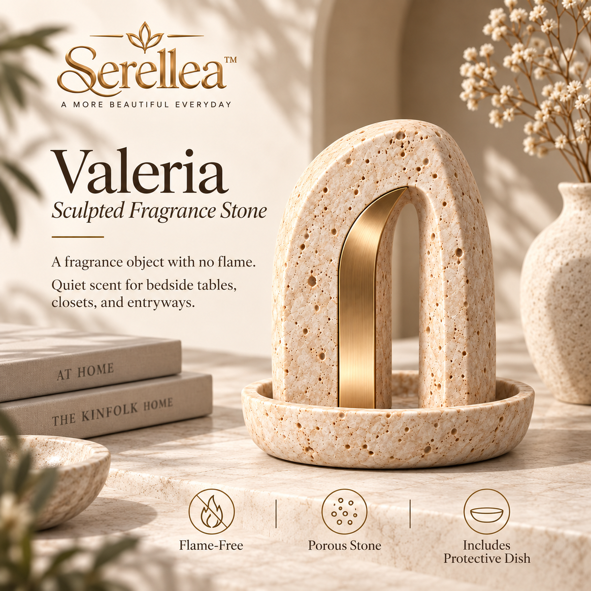 Serellea™ Valeria Sculpted Fragrance Stone