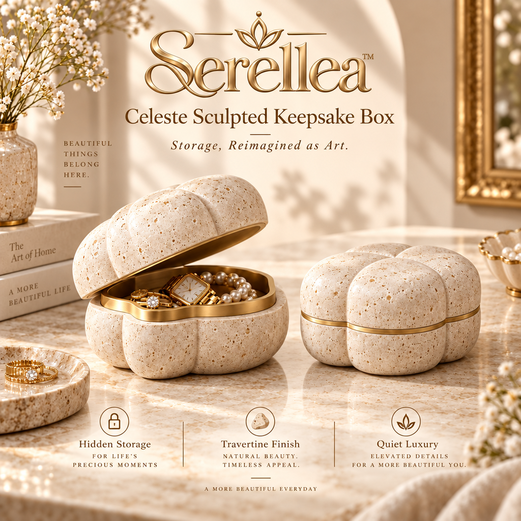 Serellea™ Celeste Sculpted Keepsake Box