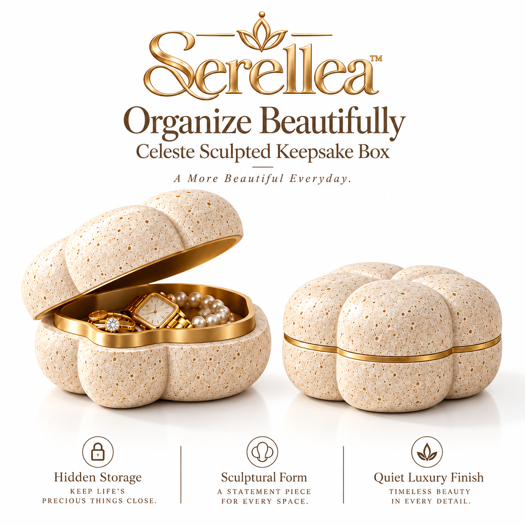 Serellea™ Celeste Sculpted Keepsake Box