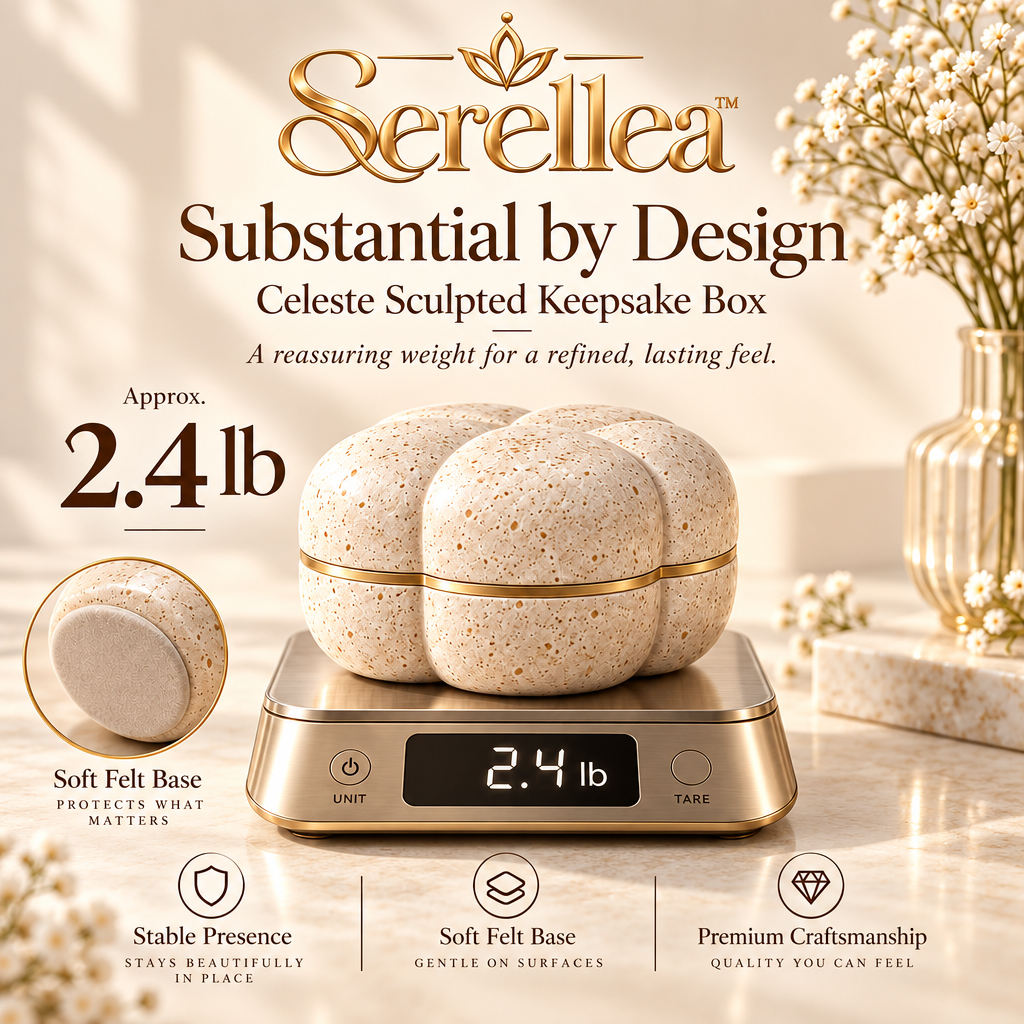 Serellea™ Celeste Sculpted Keepsake Box