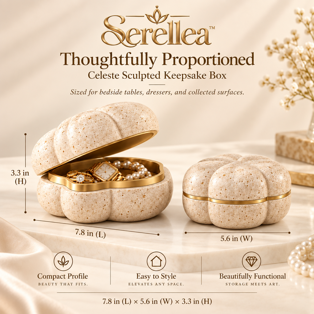Serellea™ Celeste Sculpted Keepsake Box