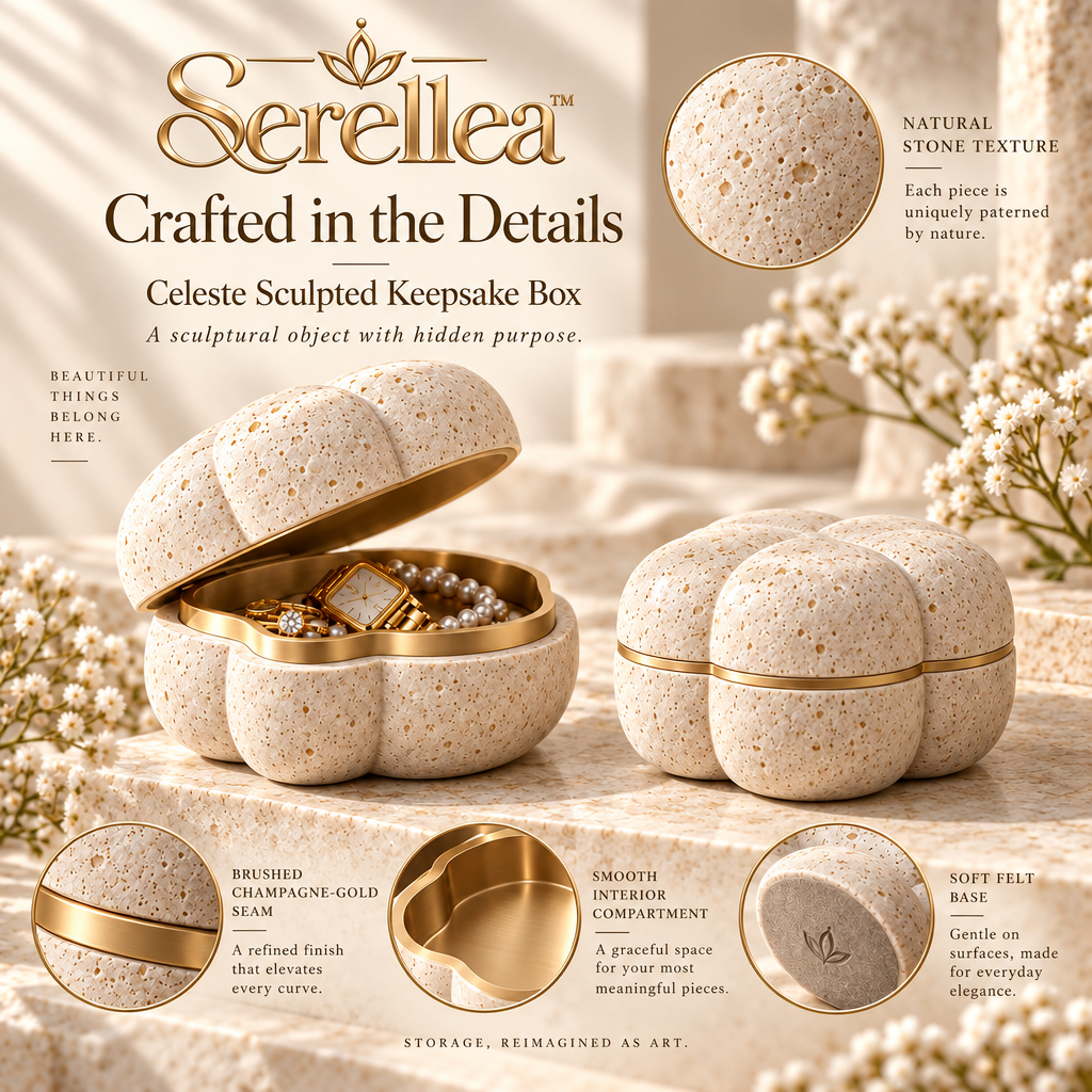 Serellea™ Celeste Sculpted Keepsake Box