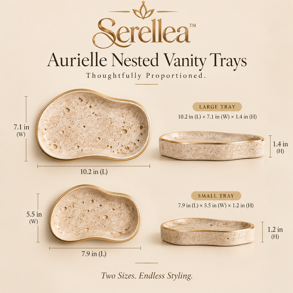 Serellea™ Aurielle Nested Vanity Trays