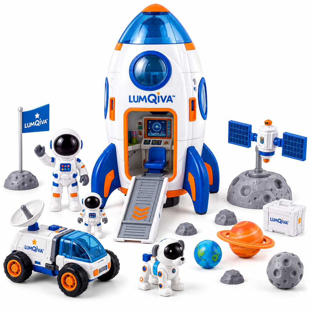 LUMQIVA™ Rocket Explorer Playset