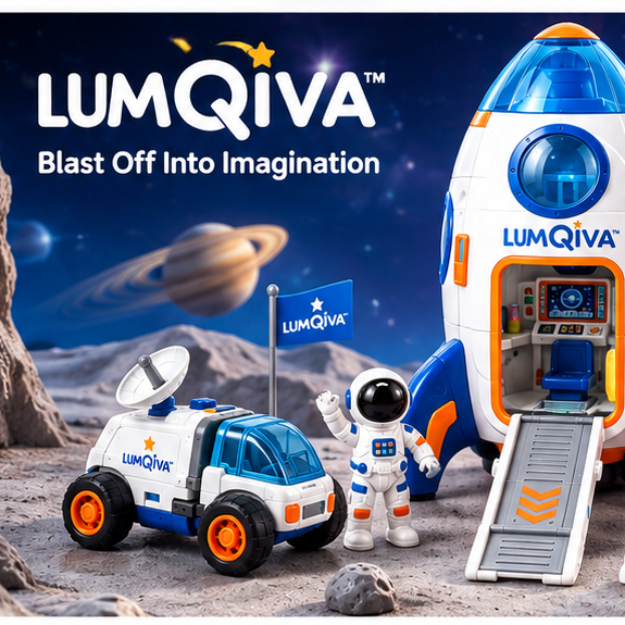 LUMQIVA™ Rocket Explorer Playset