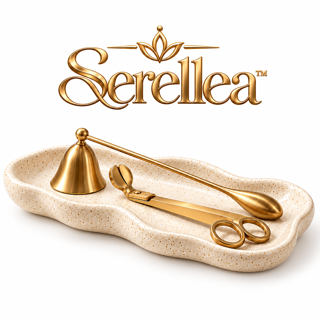 Serellea™ Éveline Sculpted Candle Snuffer Set