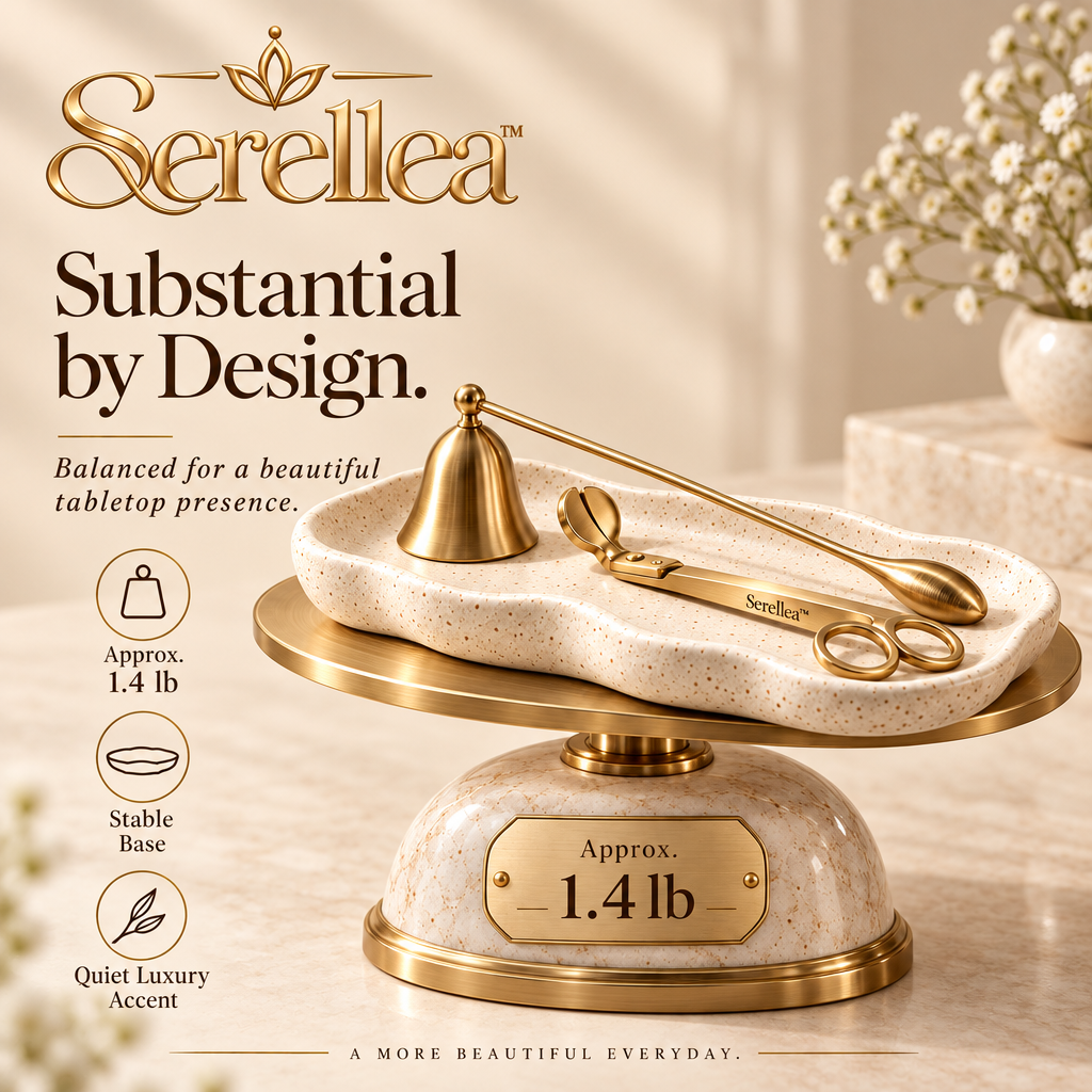 Serellea™ Éveline Sculpted Candle Snuffer Set