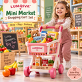 LUMQIVA™ Mini Market Shopping Cart Set