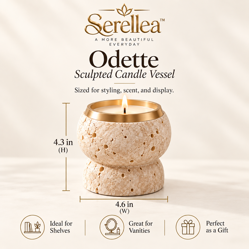 Serellea™ Odette Sculpted Candle Vessel