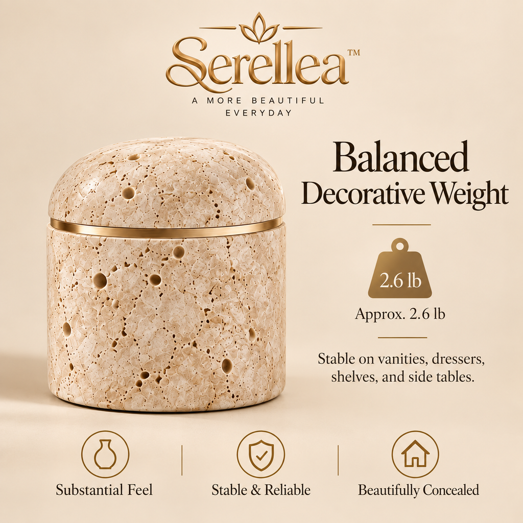 Serellea™ Laurette Sculpted Lidded Jar